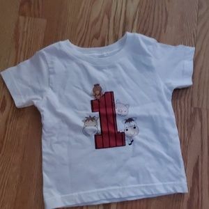 NWOT 1st Birthday Farm Themed T-Shirt